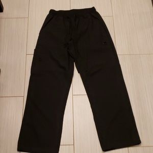 2 pairs Womens scrub pants black size large